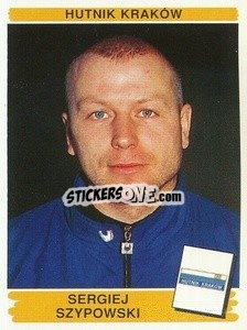 Sticker Siergiej Szypowski - Liga Polska 1996-1997 - Panini