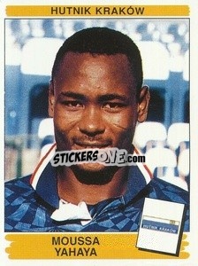 Figurina Moussa Yahaya - Liga Polska 1996-1997 - Panini