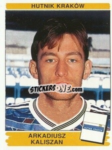 Cromo Arkadiusz Kaliszan - Liga Polska 1996-1997 - Panini