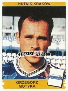 Sticker Grzegorz Motyka - Liga Polska 1996-1997 - Panini