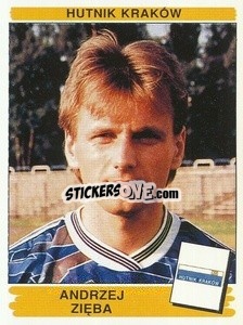 Sticker Andrzej Zięba - Liga Polska 1996-1997 - Panini