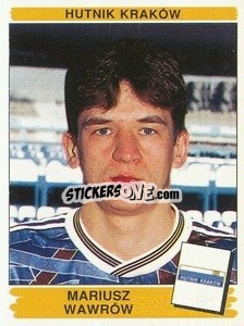 Sticker Mariusz Wawrów - Liga Polska 1996-1997 - Panini