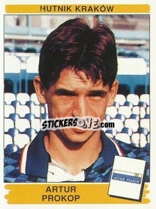 Sticker Artur Prokop - Liga Polska 1996-1997 - Panini