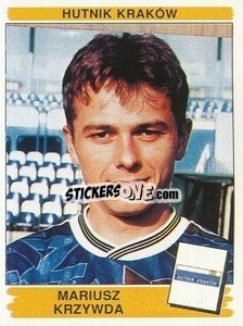 Sticker Mariusz Krzywda - Liga Polska 1996-1997 - Panini