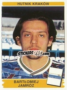 Sticker Bartłomiej Jamróz - Liga Polska 1996-1997 - Panini