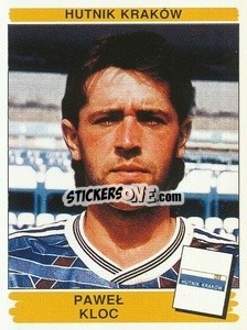 Cromo Paweł Kloc - Liga Polska 1996-1997 - Panini