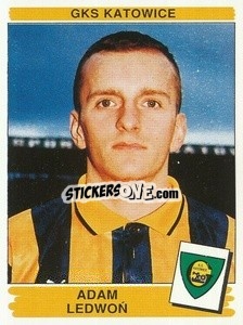 Sticker Adam Ledwóń - Liga Polska 1996-1997 - Panini