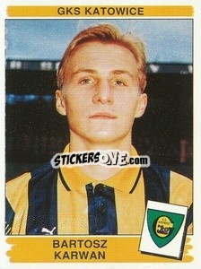 Figurina Bartosz Karwan - Liga Polska 1996-1997 - Panini