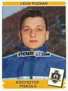 Sticker Krzysztof Piskuła - Liga Polska 1996-1997 - Panini