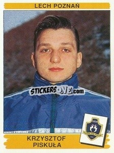 Figurina Krzysztof Piskuła - Liga Polska 1996-1997 - Panini