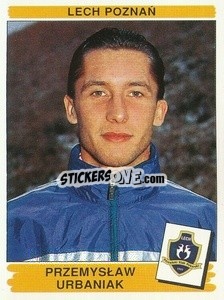 Sticker Przemysław Urbaniak - Liga Polska 1996-1997 n. 105 - Panini