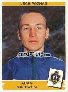 Sticker Adam Majewski - Liga Polska 1996-1997 - Panini