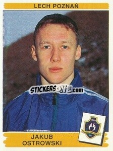 Sticker Jakub Ostrowski - Liga Polska 1996-1997 - Panini