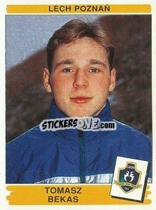 Sticker Tomasz Bekas - Liga Polska 1996-1997 - Panini