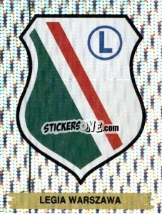 Sticker Legia Warszawa - Liga Polska 1996-1997 - Panini