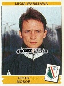 Sticker Piotr Mosór - Liga Polska 1996-1997 - Panini