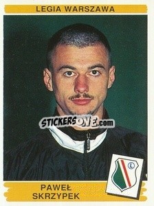 Sticker Paweł Skrzypek - Liga Polska 1996-1997 - Panini