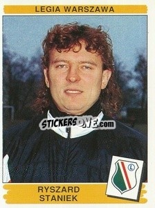 Sticker Ryszard Staniek - Liga Polska 1996-1997 n. 123 - Panini