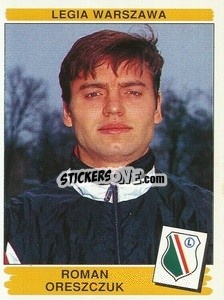 Sticker Roman Oreszczuk - Liga Polska 1996-1997 - Panini