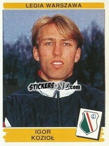 Cromo Igor Kozioł - Liga Polska 1996-1997 - Panini