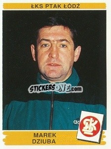 Sticker Marek Dziuba - Liga Polska 1996-1997 n. 132 - Panini