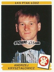Sticker Andrzej Kryształowicz - Liga Polska 1996-1997 n. 133 - Panini