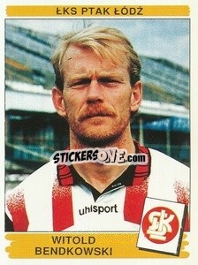 Sticker Witold Bendkowski - Liga Polska 1996-1997 n. 134 - Panini