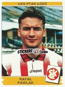Sticker Rafał Pawlak - Liga Polska 1996-1997 - Panini