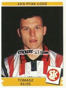 Sticker Tomasz Kos - Liga Polska 1996-1997 n. 136 - Panini