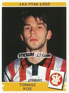 Sticker Tomasz Kłos - Liga Polska 1996-1997 - Panini