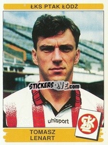 Sticker Tomasz Lenart - Liga Polska 1996-1997 - Panini