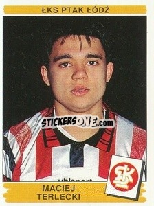 Sticker Maciej Terlecki - Liga Polska 1996-1997 - Panini