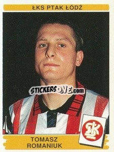 Sticker Tomasz Romaniuk - Liga Polska 1996-1997 - Panini