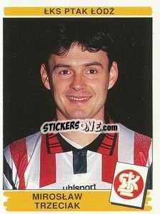 Sticker Mirosław Trzeciak - Liga Polska 1996-1997 n. 144 - Panini