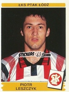 Sticker Piotr Leszczyk - Liga Polska 1996-1997 - Panini