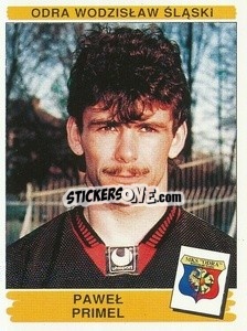 Sticker Paweł Primel - Liga Polska 1996-1997 - Panini