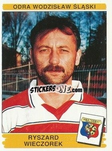 Sticker Ryszard Wieczorek - Liga Polska 1996-1997 n. 158 - Panini