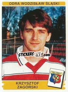 Sticker Krzysztof Zagórski - Liga Polska 1996-1997 - Panini