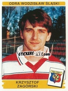 Sticker Krzysztof Zagórski - Liga Polska 1996-1997 n. 166 - Panini