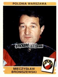 Sticker Mietek Broniszewski - Liga Polska 1996-1997 - Panini