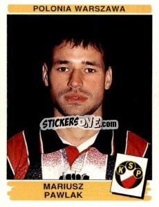 Figurina Mariusz Pawlak - Liga Polska 1996-1997 - Panini