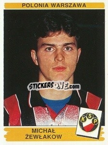 Sticker Michał Żewłakow - Liga Polska 1996-1997 - Panini