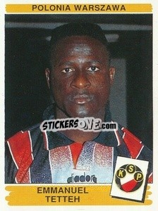 Figurina Emmanuel Tetteh - Liga Polska 1996-1997 - Panini