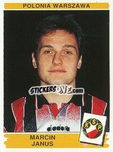 Figurina Marcin Janus - Liga Polska 1996-1997 - Panini