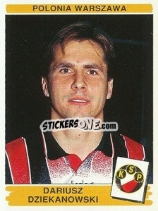 Sticker Dariusz Dziekanowski - Liga Polska 1996-1997 - Panini