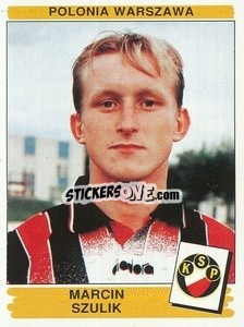 Figurina Marcin Szulik - Liga Polska 1996-1997 - Panini