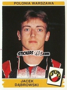 Sticker Jacek Dąbrowski - Liga Polska 1996-1997 - Panini