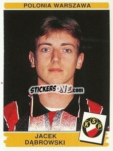 Sticker Jacek Dąbrowski - Liga Polska 1996-1997 n. 181 - Panini