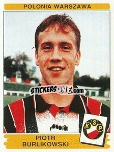 Sticker Piotr Burlikowski - Liga Polska 1996-1997 n. 184 - Panini