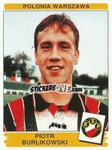 Figurina Piotr Burlikowski - Liga Polska 1996-1997 - Panini